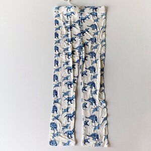 Kate Quinn Organics  Air Blue Dinosaur Bamboo Leggings 6 Years